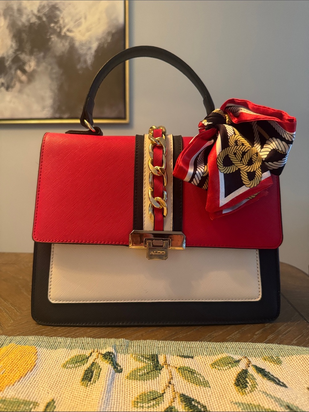 ALDO Cailla Top Handle Bag (comes with strap to be worn as a crossbody)
